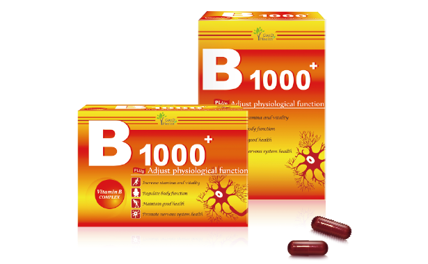 活力B1000+高單位綜合B群膠囊