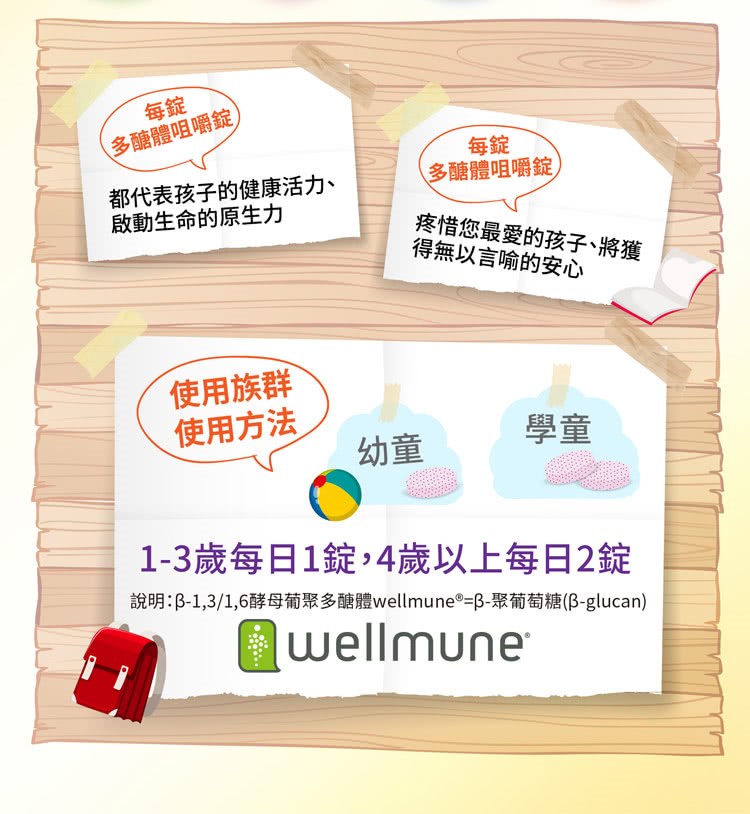 小悠活兒童多醣體咀嚼錠30入